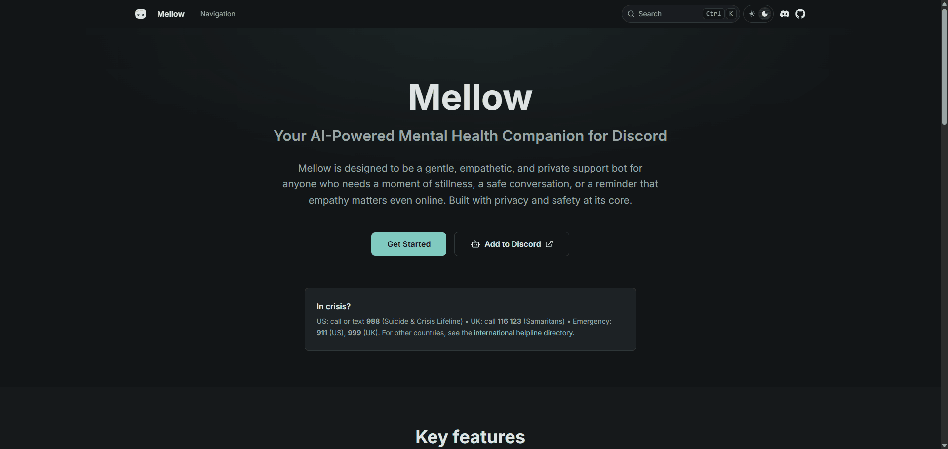 Mellow — home
