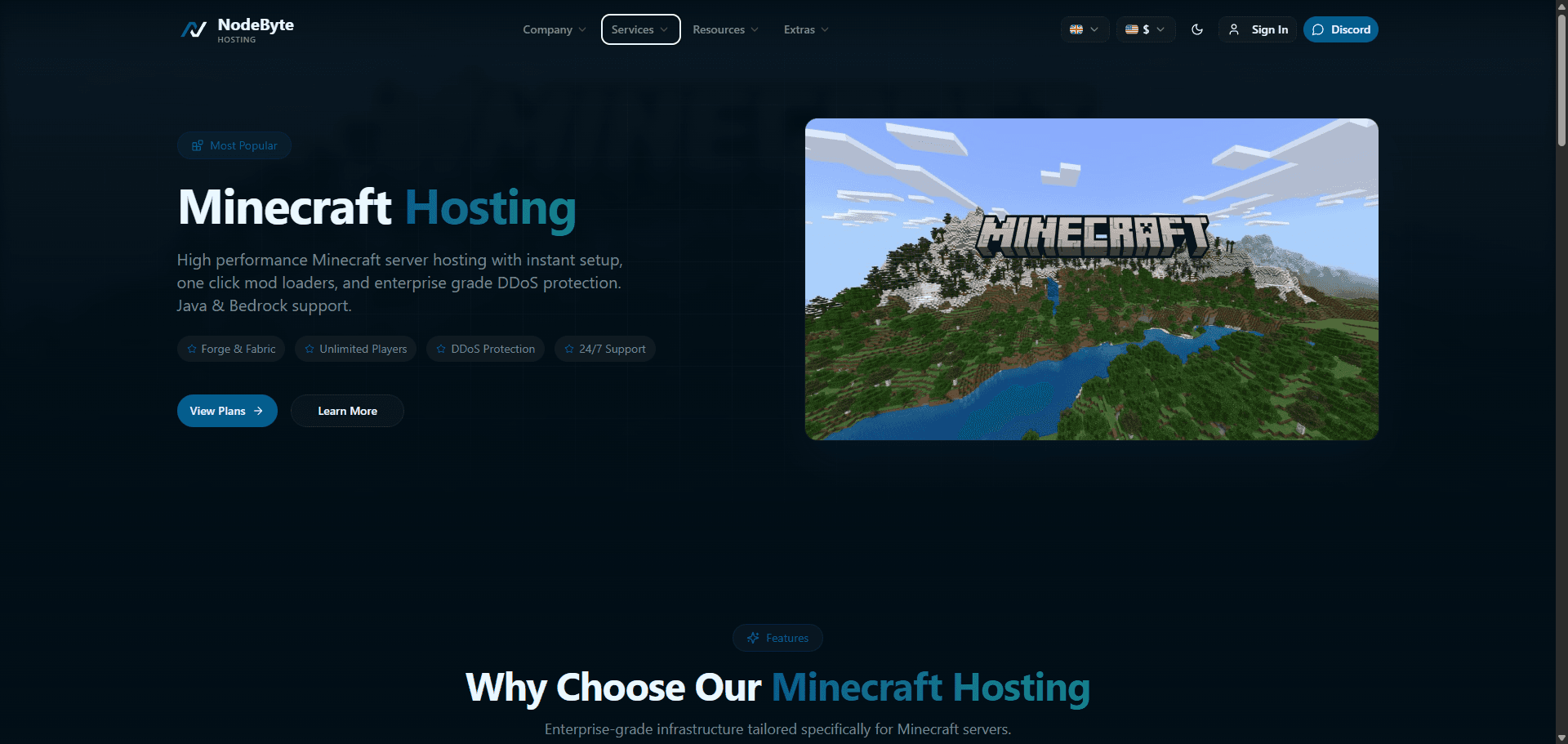 NodeByte Hosting — minecraft
